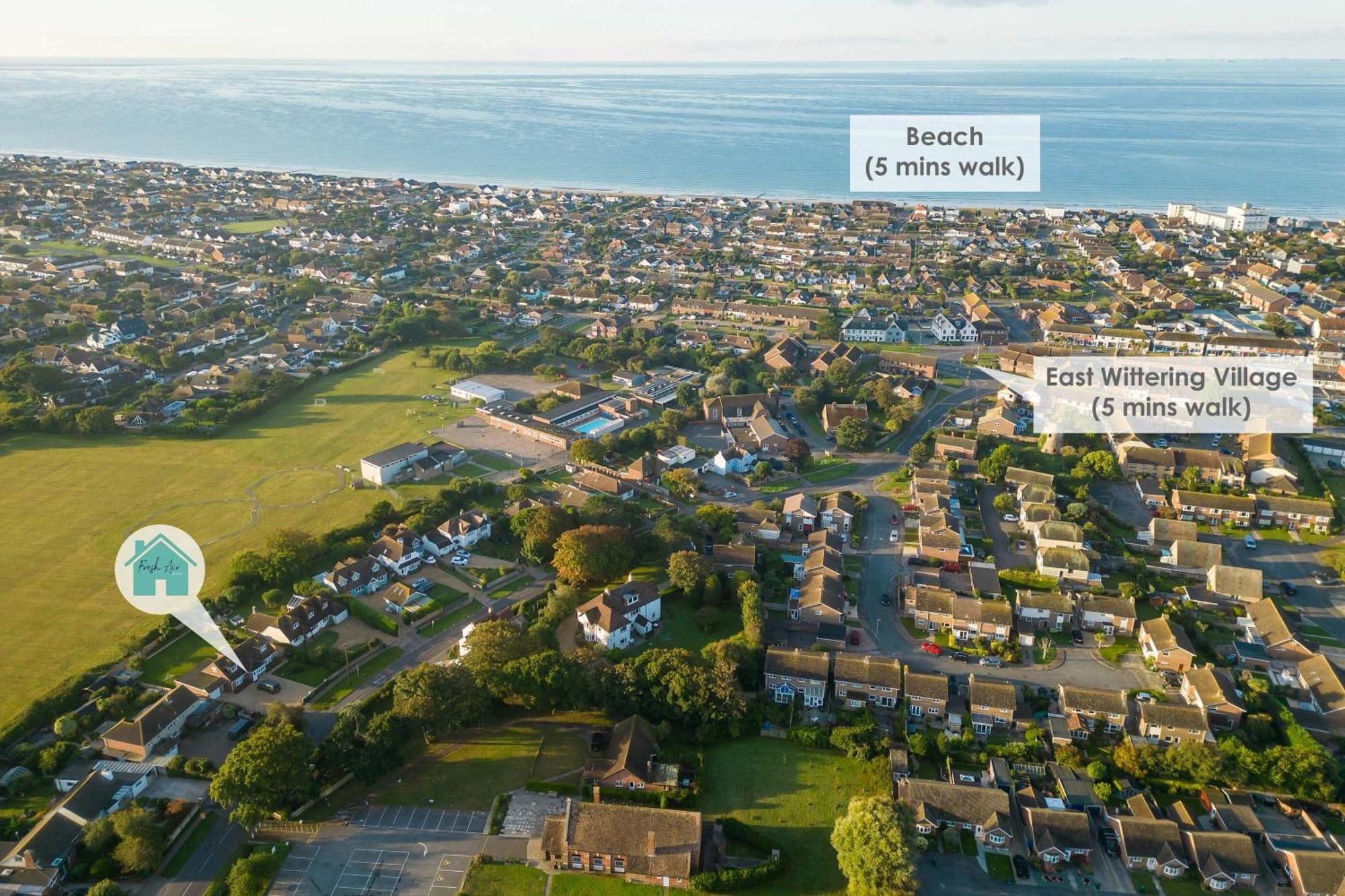 Spacious Home For 8 In Witterings - Walk To Beach East Wittering Zewnętrze zdjęcie